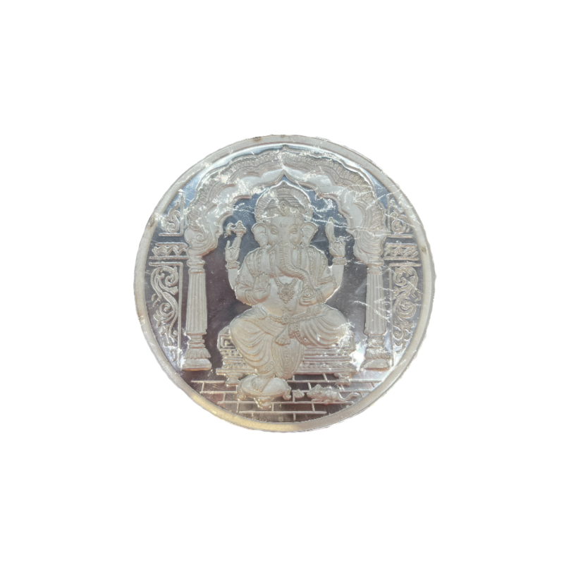 Mangal Royal Ganesh Silver Coin